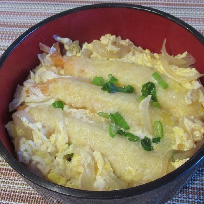 ランチに！えび天たまごとじ丼